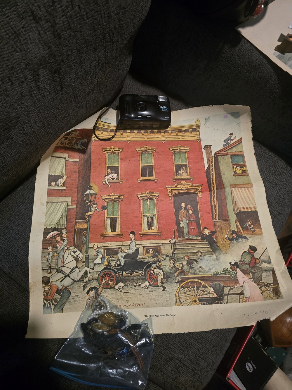 Norman Rockwell | Lithograph Print "The Street Was Never the Same Again"